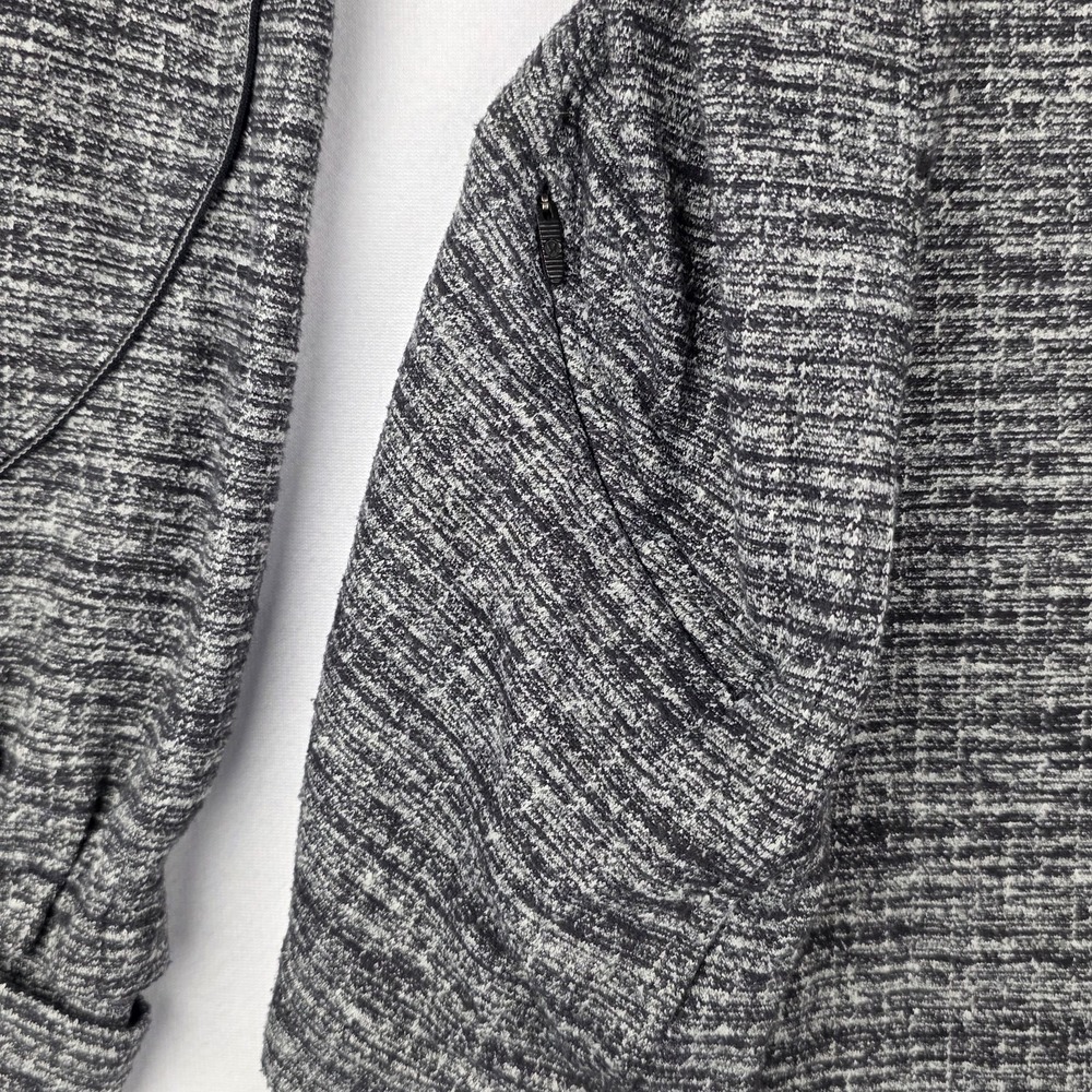 Lululemon Womens Top Size 6 Gray Extra Mile 1/2 Half Zip Running Gym Athletic - Picture 8 of 12